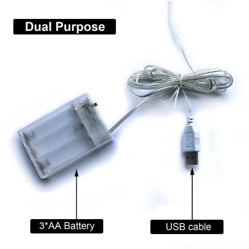 Star (Warm White) Neon Sign Light | Battery & USB Operated