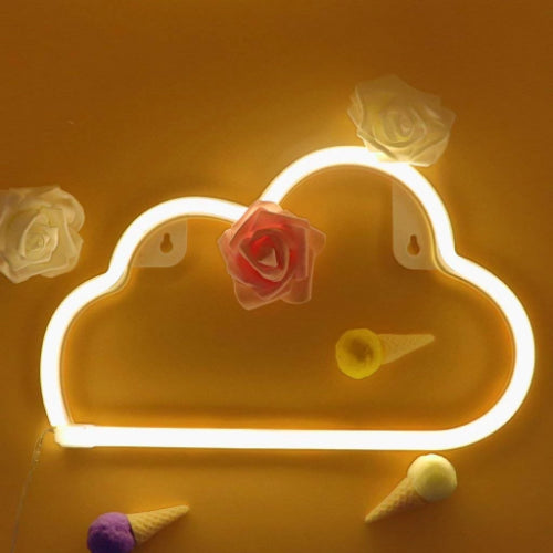 Cloud Neon Sign Light | Battery & USB Operated