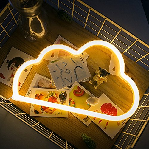 Cloud Neon Sign Light | Battery & USB Operated