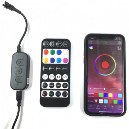 Smart RGBIC Corner Floor Lamp | Remote Control Color Changing