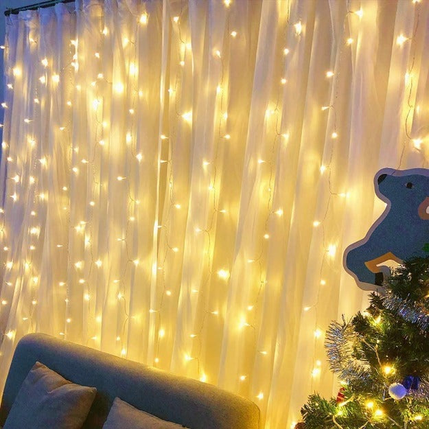Curtain LED Lights | Warm White | Diwali Decoration