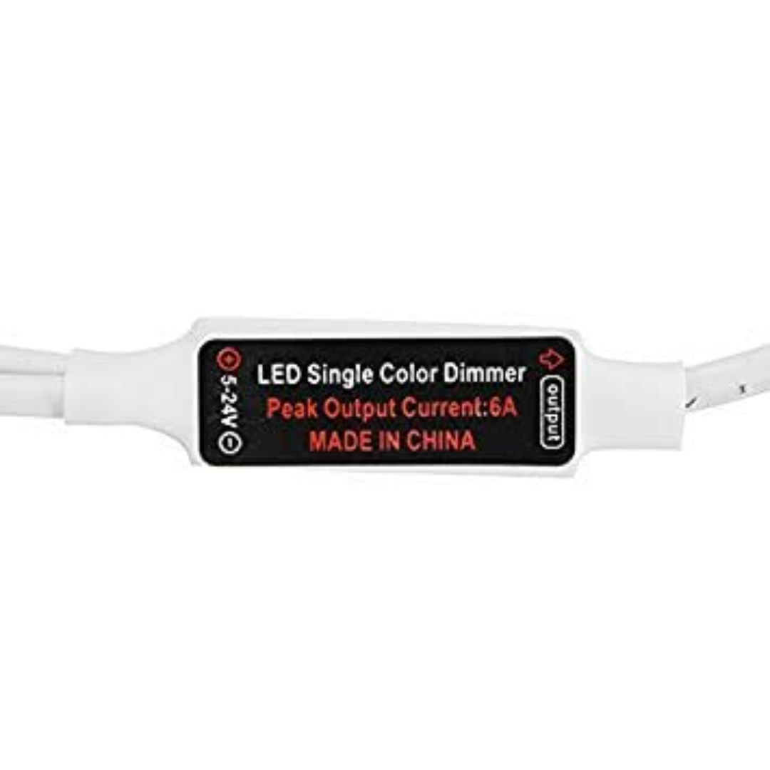 DC5V-24V 6 Keys Mini Remote Control IR Dimmer for Single Color LED Strip Light