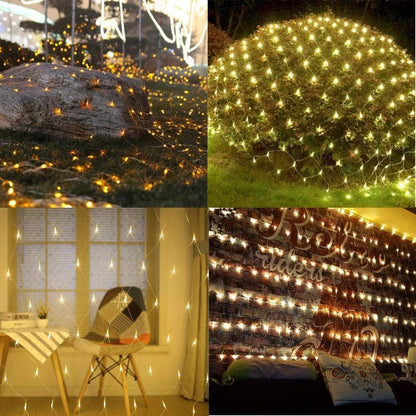 LED String Mesh Net Lights | Warm White | Diwali Decoration