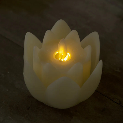 LED Tea Light Lotus Candles (Pack of 6)