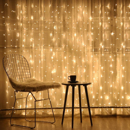 Curtain LED Lights | Warm White | Diwali Decoration