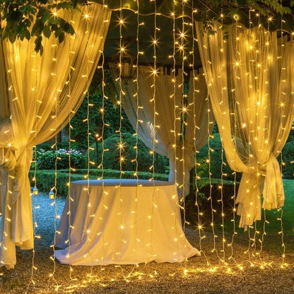 Curtain LED Lights | Warm White | Diwali Decoration
