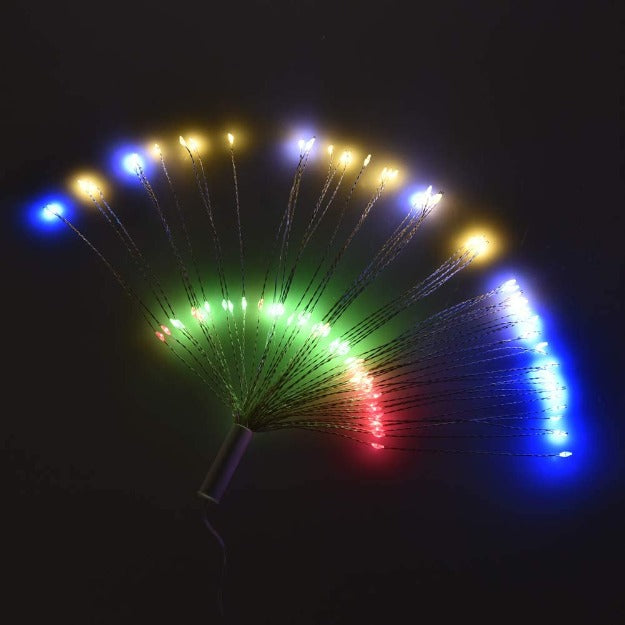 Firework Copper Wire Fairy LED String Lights  - 8 Function Remote Control | IP44 Waterproof | Multi LED