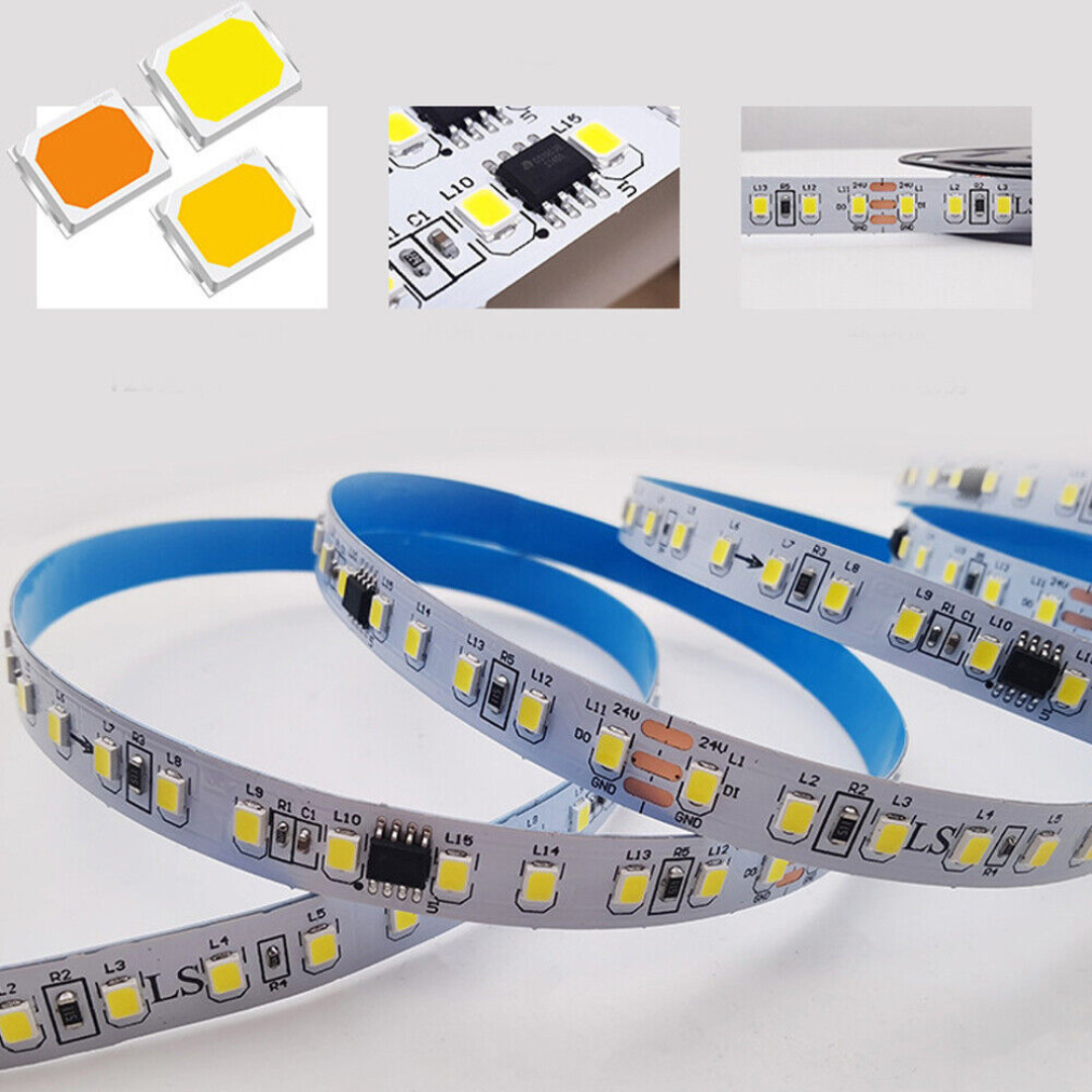 Running Flowing Water LED Strip Lights - 5m - 2835 126L/m 24V WS2811