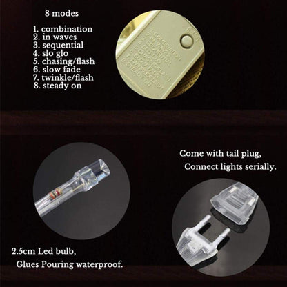 LED String Mesh Net Lights | Warm White | Diwali Decoration