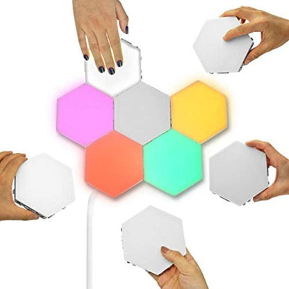 Honeycomb Tile Lights | Touch Sensitive | Multicolor Hexagon