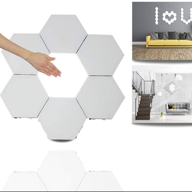 Honeycomb Tile Lights | Touch Sensitive | Multicolor Hexagon