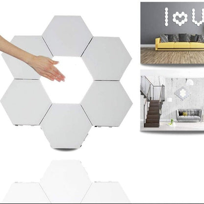 Honeycomb Tile Lights | Touch Sensitive | Multicolor Hexagon