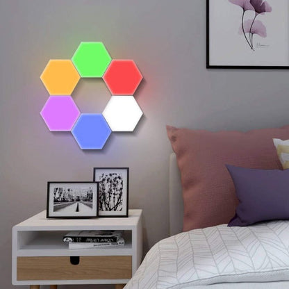 Honeycomb Tile Lights | Touch Sensitive | Multicolor Hexagon