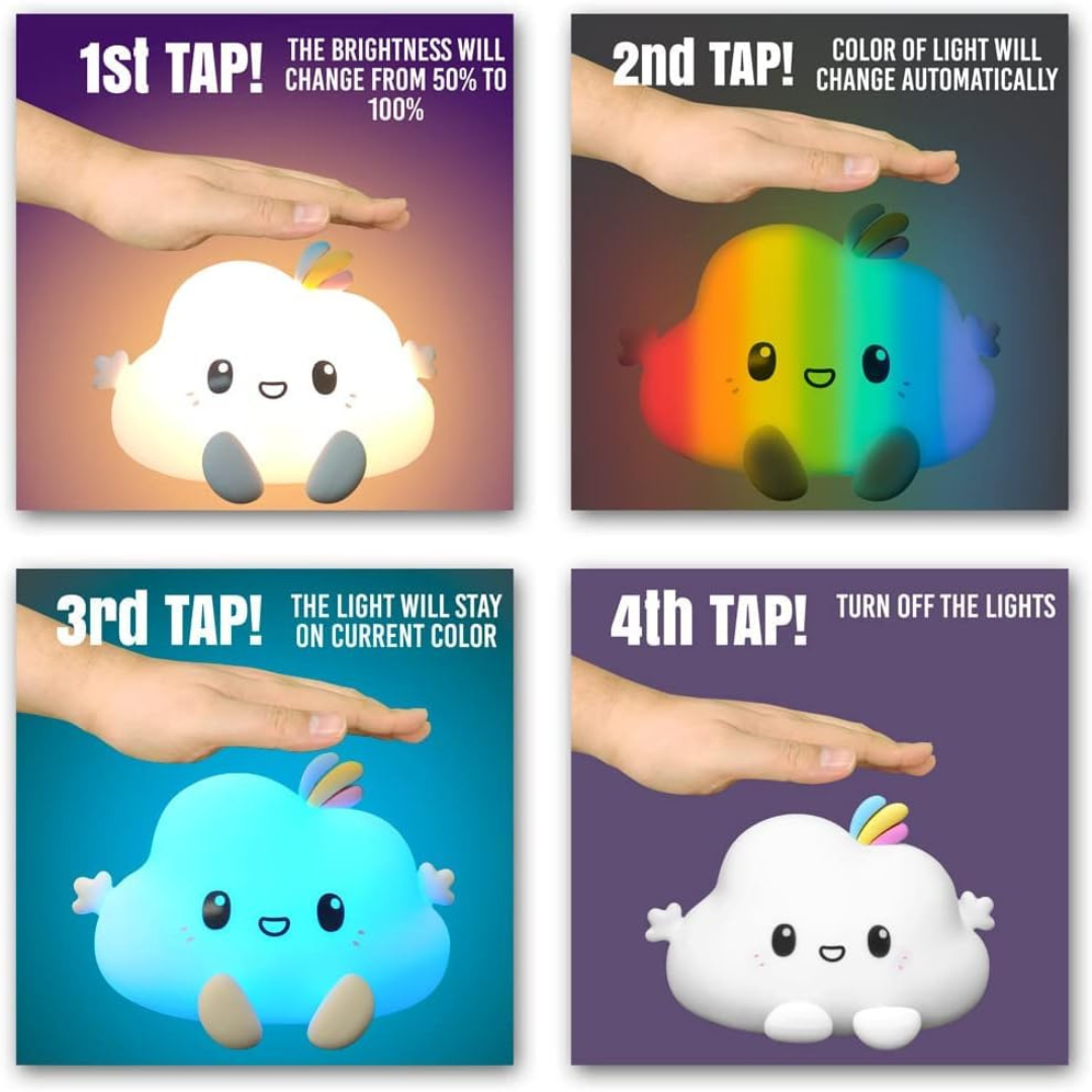 Cloud LED Silicone Night Lamp