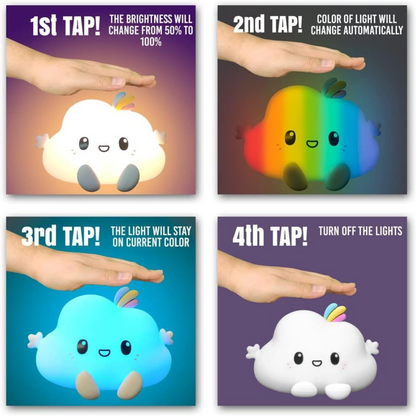 Cloud LED Silicone Night Lamp
