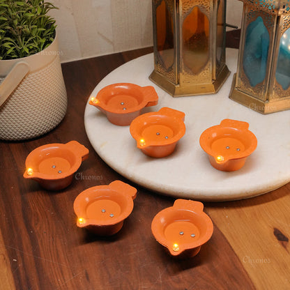 LED Brown Diya with Water Sensor