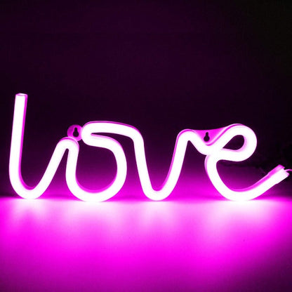 Love Neon Sign Light | Battery & USB Operated
