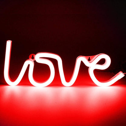 Love Neon Sign Light | Battery & USB Operated