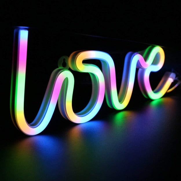 Love Neon Sign Light | Battery & USB Operated