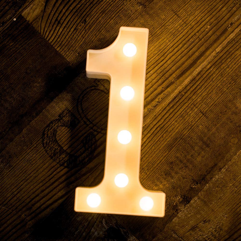 Marquee LED Letter Lights - Lit up Alphabets | 8.9" / 22.5cm Height