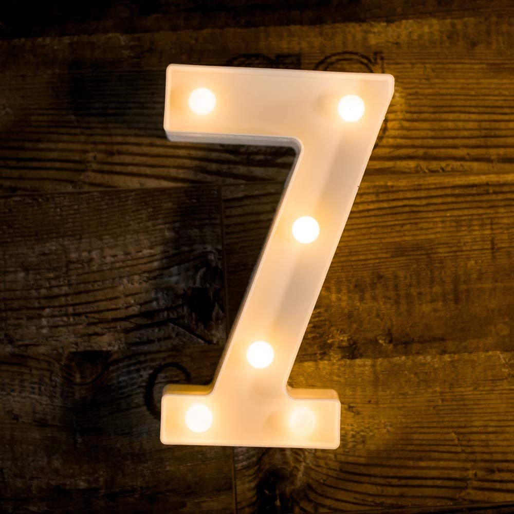 Marquee LED Letter Lights - Lit up Alphabets | 8.9" / 22.5cm Height