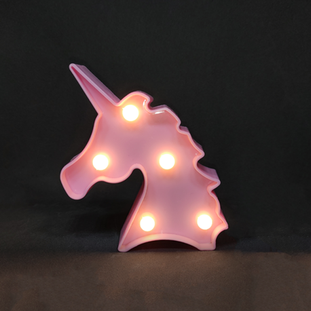Mini Marquee Light - Unicorn Face
