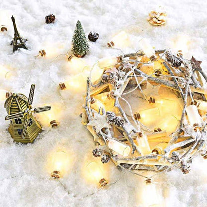 Mini Glass Jar String Lights - Warm White LED