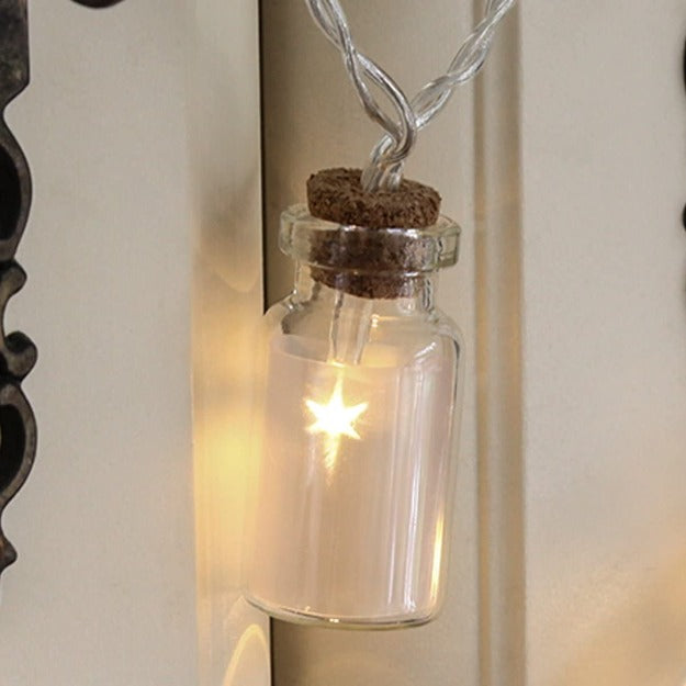 Mini Glass Jar String Lights - Warm White LED