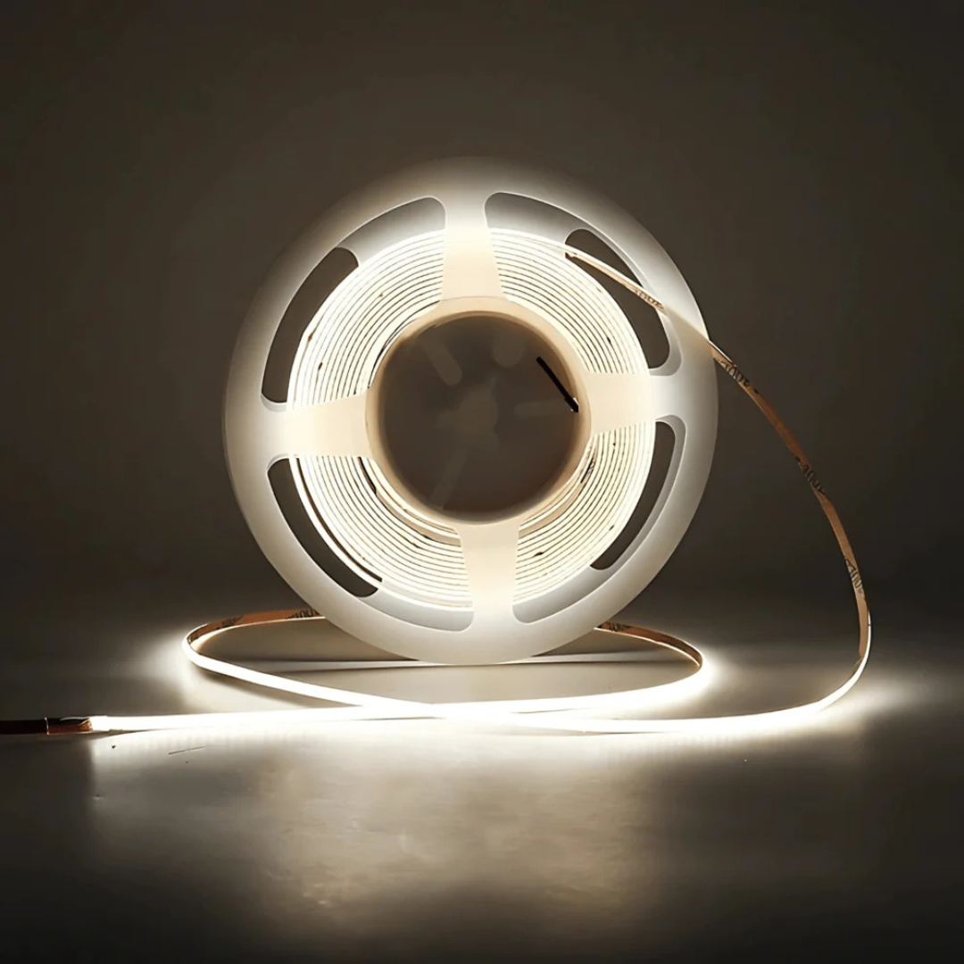 3mm COB Dotless LED Strip Lights - Natural White - 5m - 384 LEDs per meter 24v