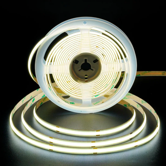 8mm COB Dotless LED Strip Lights - Natural White - 320 LEDs per meter