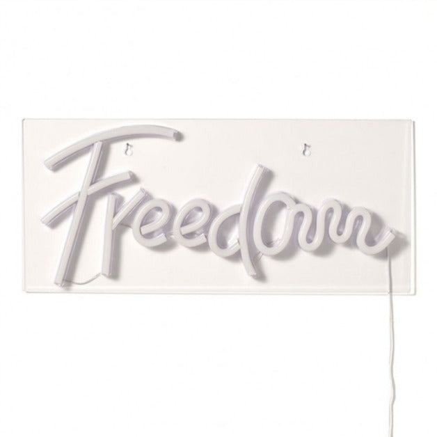 Freedom Neon Sign Light Wall Hanging | USB Operated