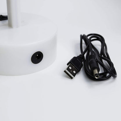 Lightning Bolt (Warm White) Neon Sign Table Lamp | Battery & USB Operated