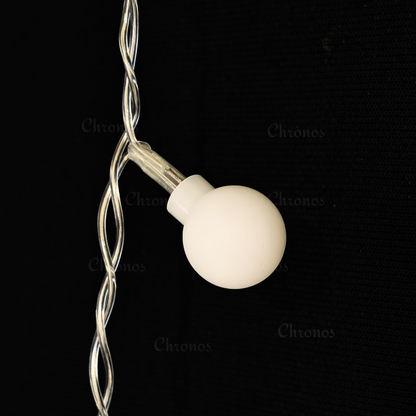 Bubble Curtain Lights – Warm White | 8 Modes | Plug & Play