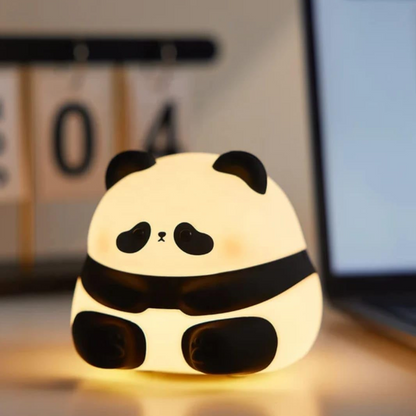 Sitting Panda Silicone Night Lamp