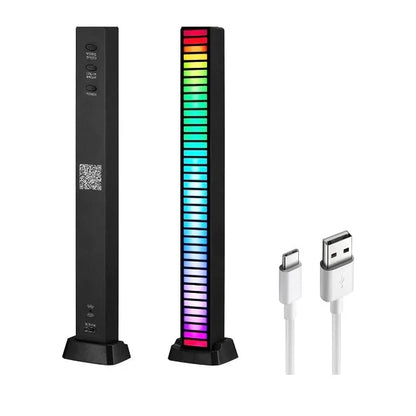 Rechargeable RGBIC Sound Reactive LED Light Bar