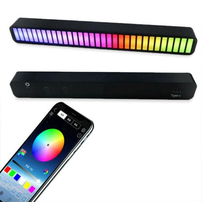Rechargeable RGBIC Sound Reactive LED Light Bar