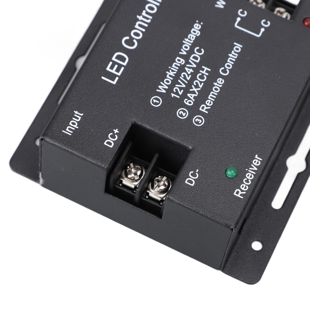 CCT Tunable LED Controller Dimmer | RF Touch Remote | 12V/24V