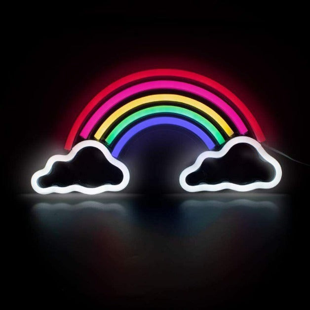 Rainbow Neon Sign Light Wall Hanging | USB Operated