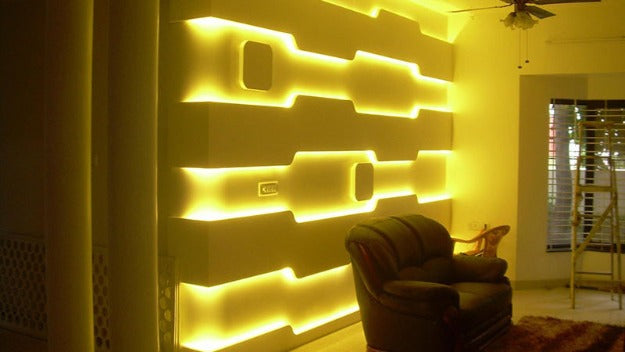 120 LED Strip Lights - Amber Yellow - 5m - 12V - 2835 SMD LED