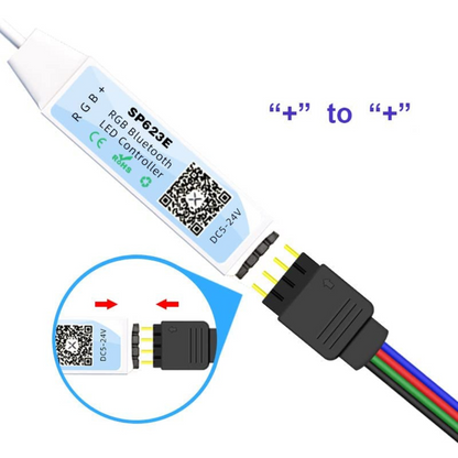 SP623E Smart Bluetooth RGB Strip Light Controller