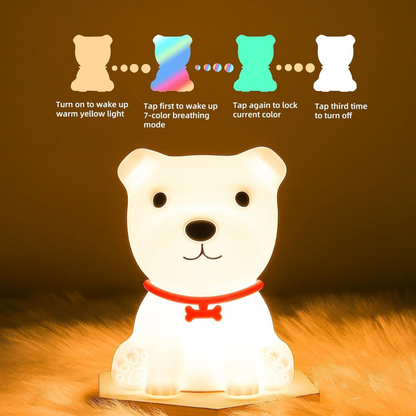 Puppy Dog Silicone Night Lamp