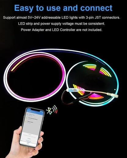 SP621E Smart Bluetooth RGBIC Pixel Strip Light Controller
