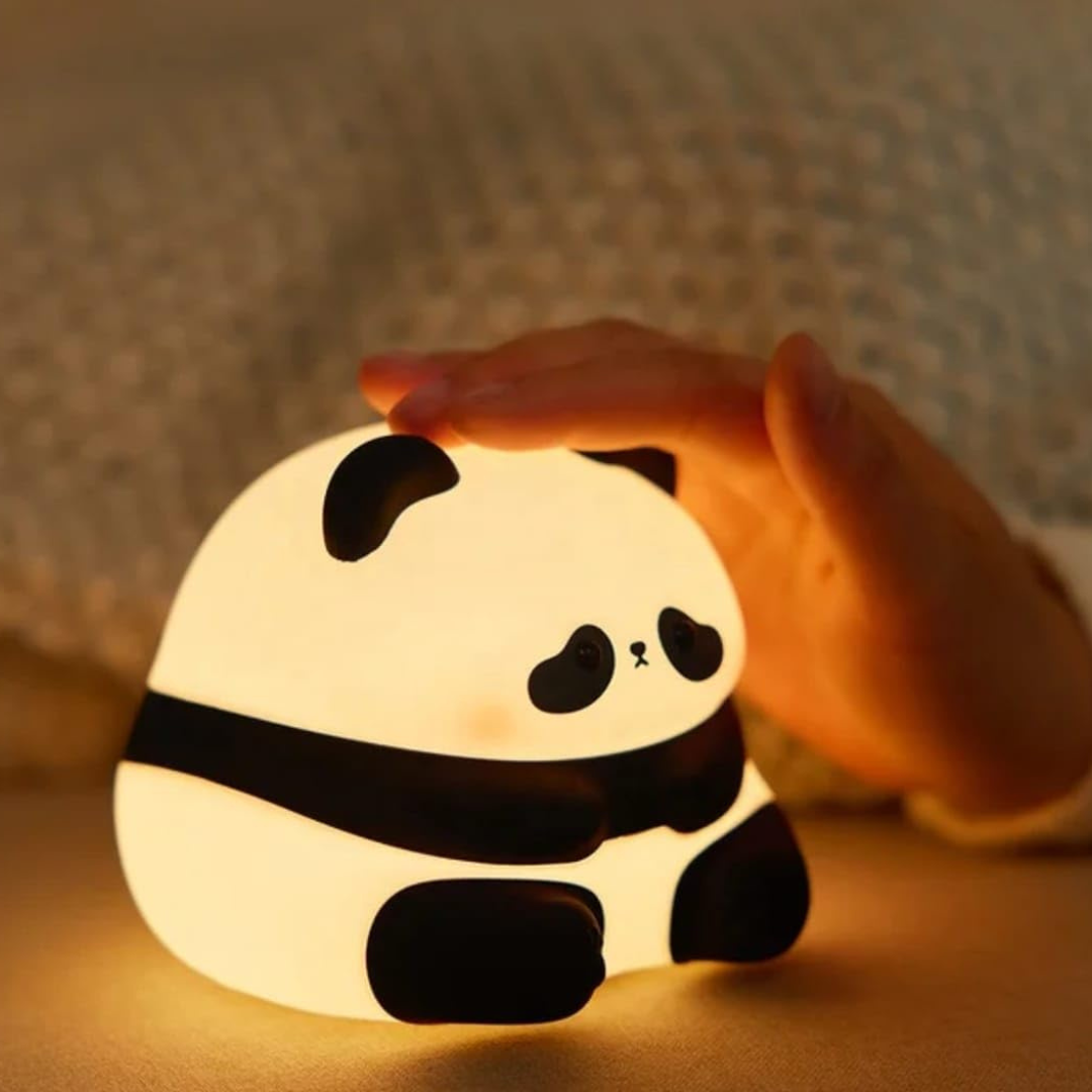 Sitting Panda Silicone Night Lamp