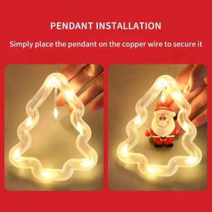 Christmas Star + Tree Curtain Lights | Multi LED