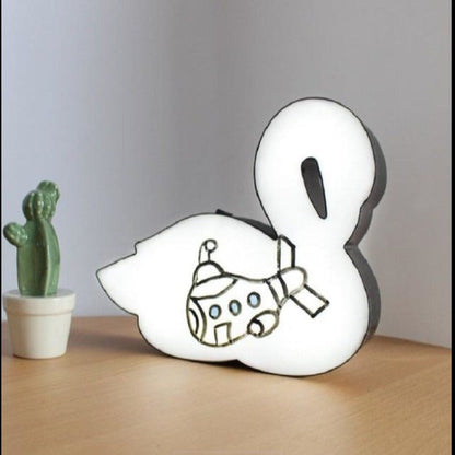Scribble Light Box | Swan