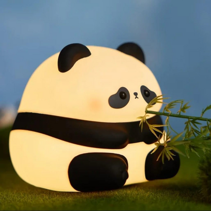 Sitting Panda Silicone Night Lamp