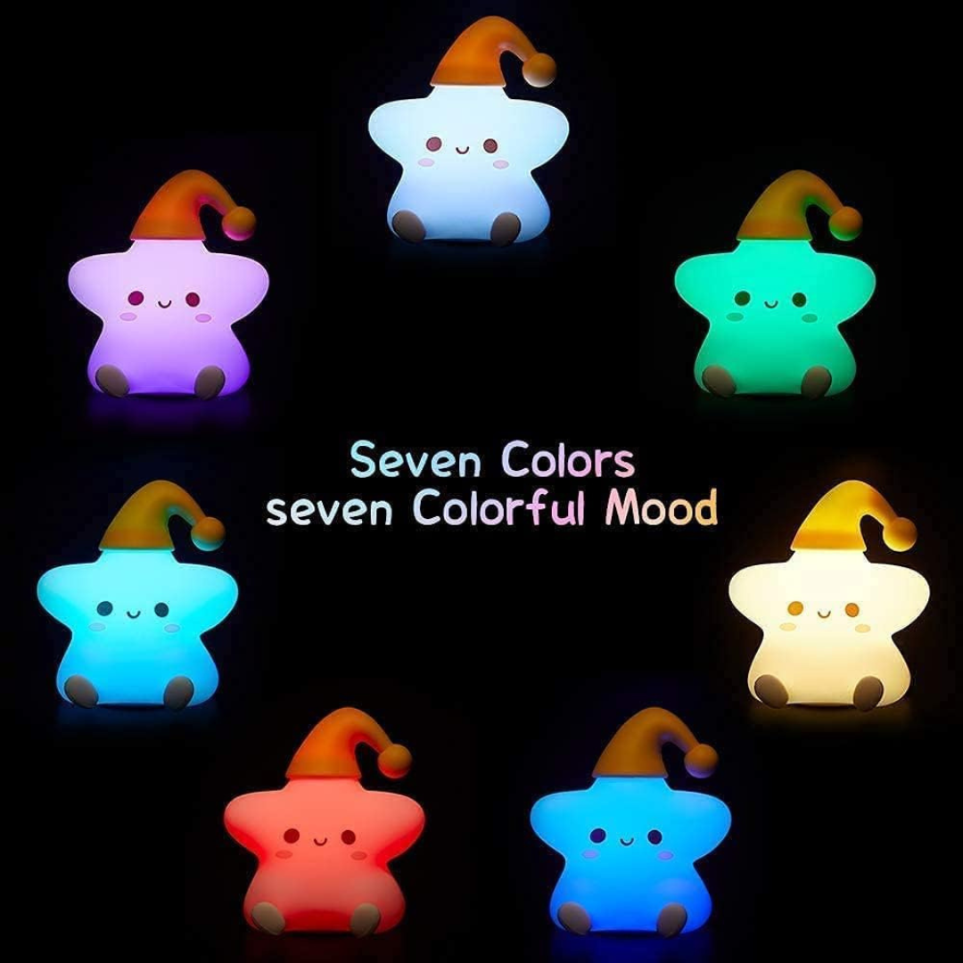 Little Star Silicone Night Lamp