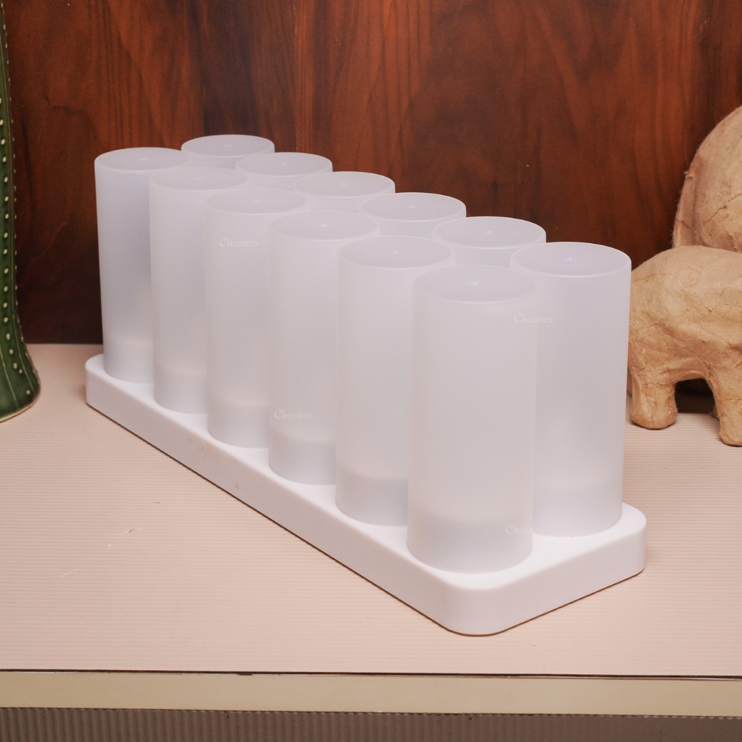 Rechargeable Tea Light LED Candles | Pack of 6 | Pack of 12