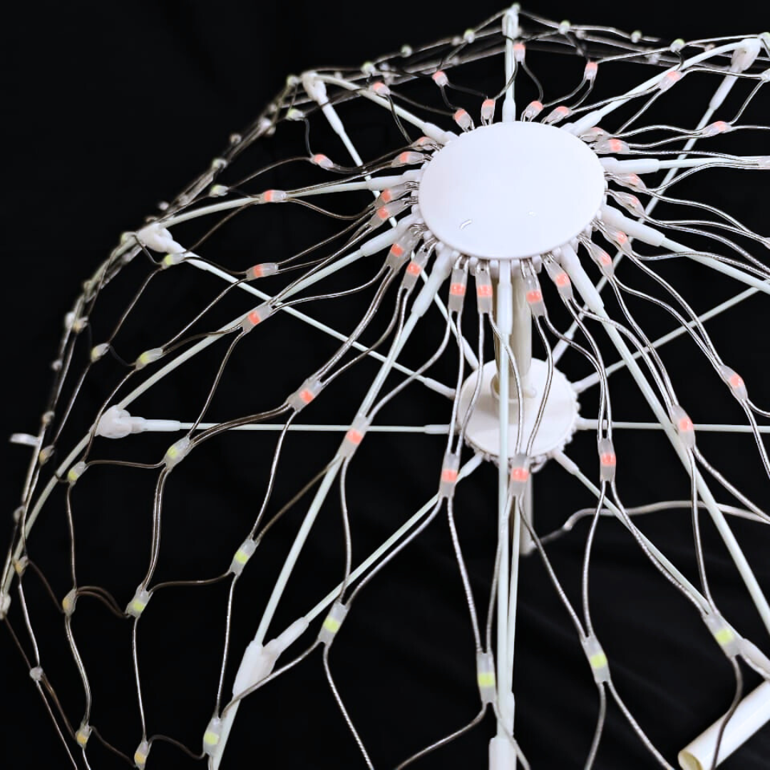 LED Decorative Light Umbrella – Rainbow & Warm White Illumination | 8 Lighting Modes | IP44 Weatherproof