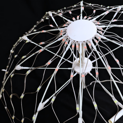 LED Decorative Light Umbrella – Rainbow & Warm White Illumination | 8 Lighting Modes | IP44 Weatherproof